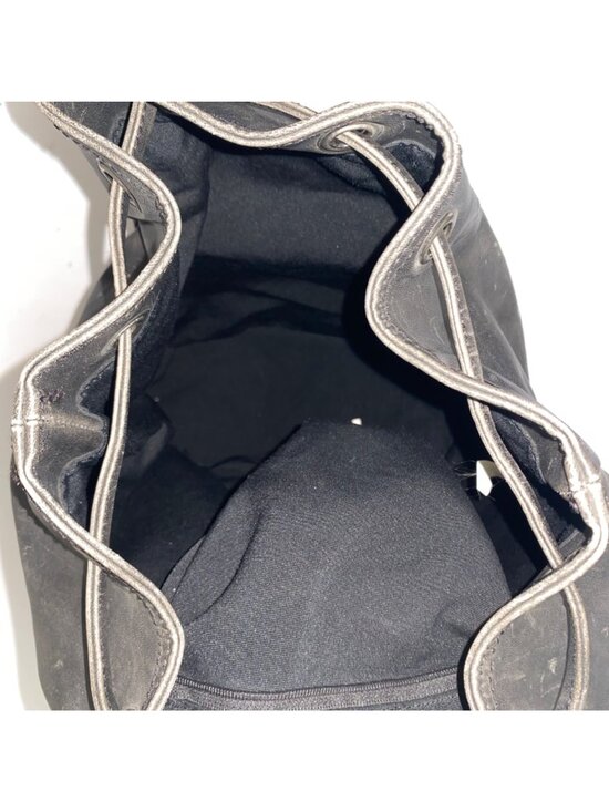 Vintage Guess USA Backpack Flap Bag Pockets Black main image 11